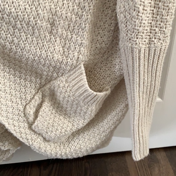 Cream Draped Cardigan - Picture 3 of 4